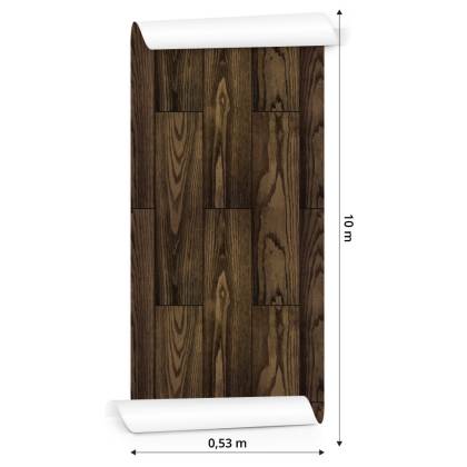 Tapeta Ciemne Pionowe Deski Drewniane