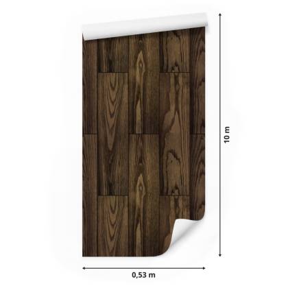 Tapeta Ciemne Pionowe Deski Drewniane