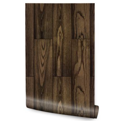 Tapeta Ciemne Pionowe Deski Drewniane