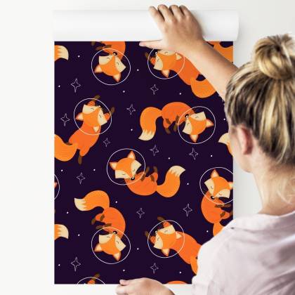 Tapeta Lisy Astronauci