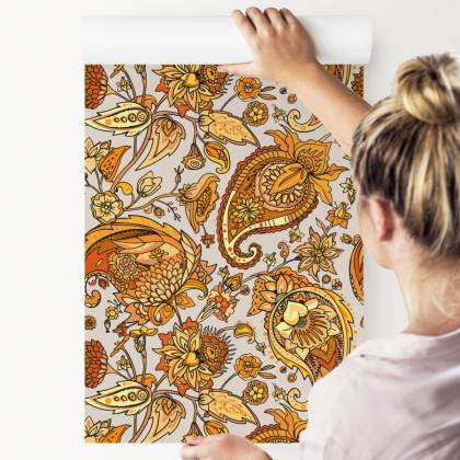 Tapeta Piękny Wzór Paisley
