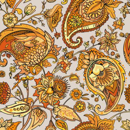 Tapeta Piękny Wzór Paisley