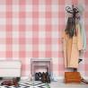Tapeta Minimalistyczna Krata W Pastelowych Barwach