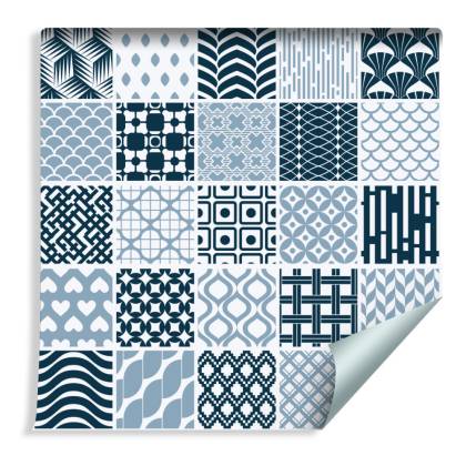 Tapeta Modernistyczna Mozaika Geometryczna