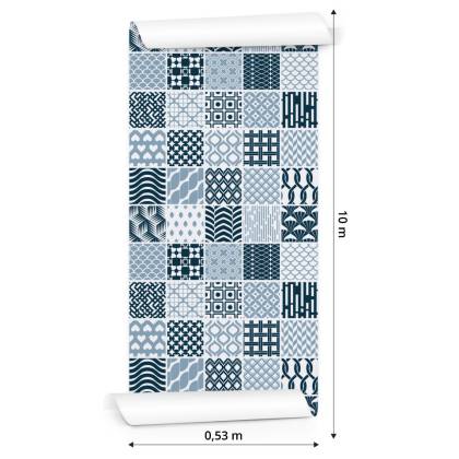 Tapeta Modernistyczna Mozaika Geometryczna