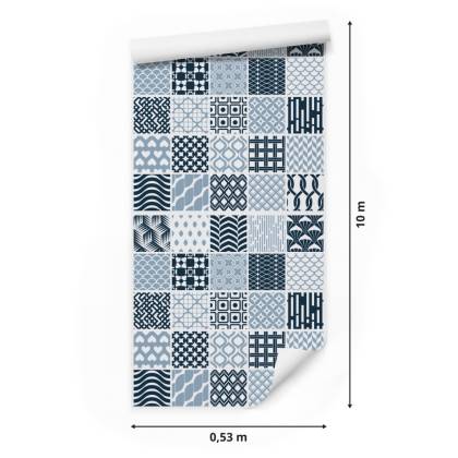 Tapeta Modernistyczna Mozaika Geometryczna