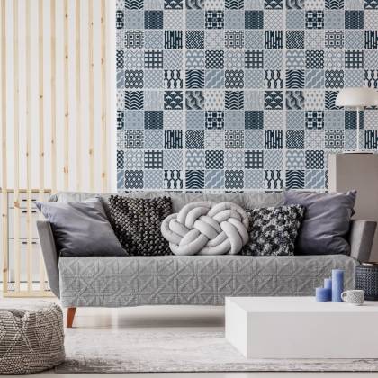 Tapeta Modernistyczna Mozaika Geometryczna