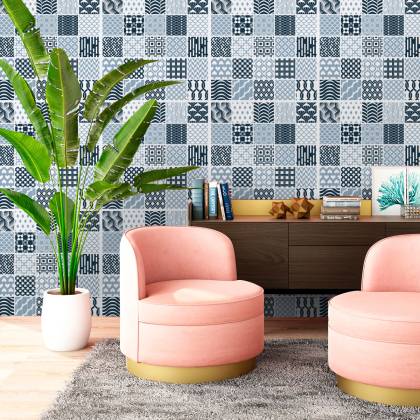 Tapeta Modernistyczna Mozaika Geometryczna