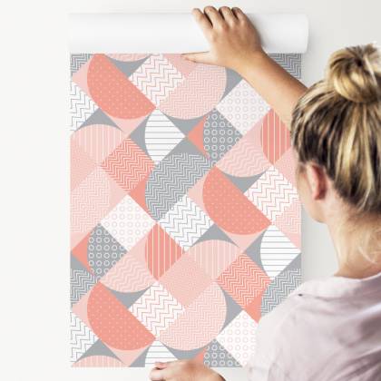 Tapeta Abstrakcyjna Mozaika Geometryczna