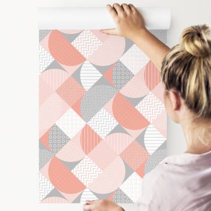 Tapeta Abstrakcyjna Mozaika Geometryczna