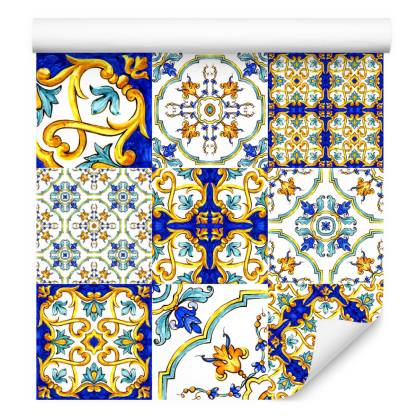 Tapeta Do Kuchni, Orientalna, Kolorowa Mozaika