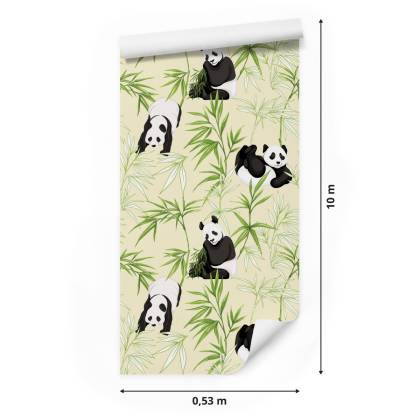 Tapeta – Pandy I Rośliny