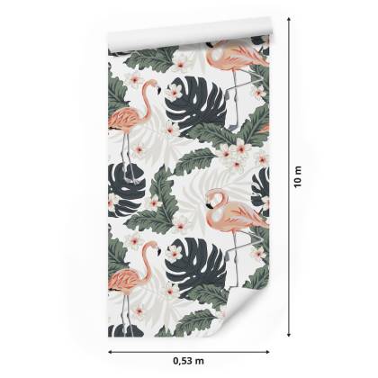 Tapeta – Flamingi