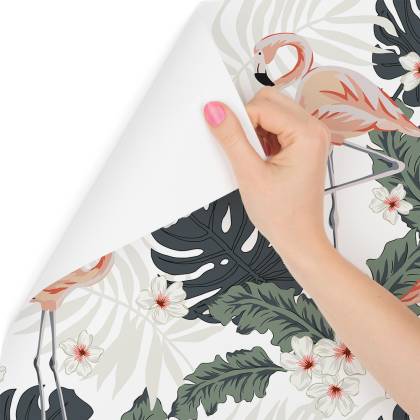 Tapeta – Flamingi