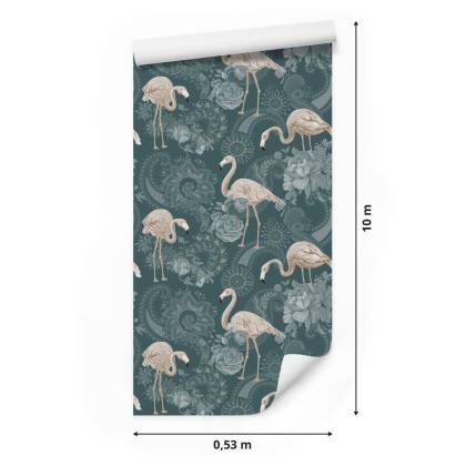 Tapeta – Flamingi