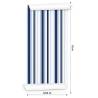 Tapeta Niebiesko - Białe Pionowe Paski