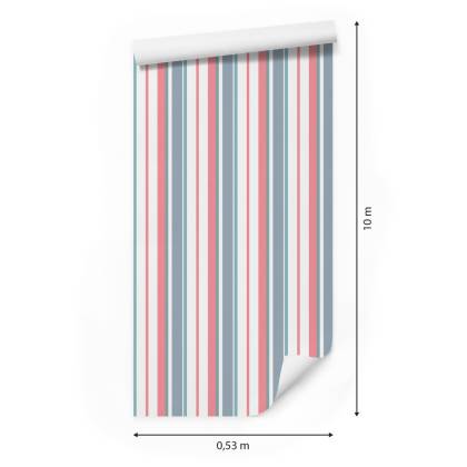 Tapeta Kolorowe, Pionowe Pasy Do Salonu, Sypialni