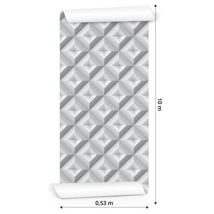 Tapeta Geometryczna Abstrakcja - Efekt 3D