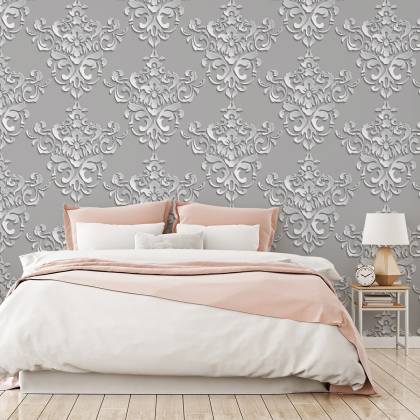Tapeta Optyczna, Do Sypialni, Ornamenty, Efekt 3D