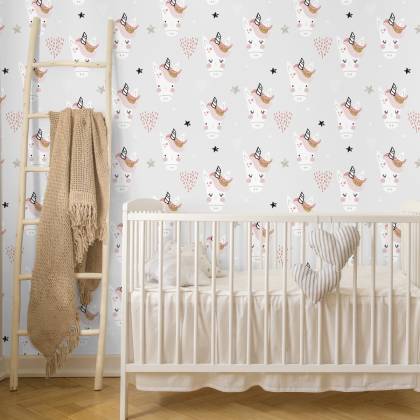 Tapeta Jednorożce W Stylu Skandynawskim