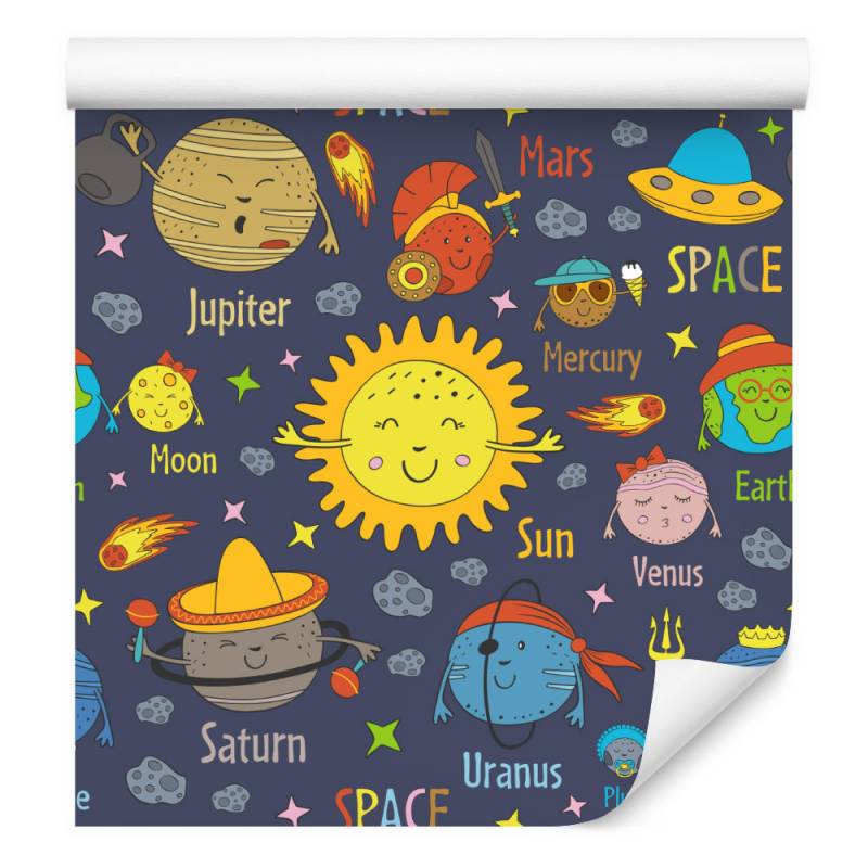 Tapeta Planety Słońce I Ufo