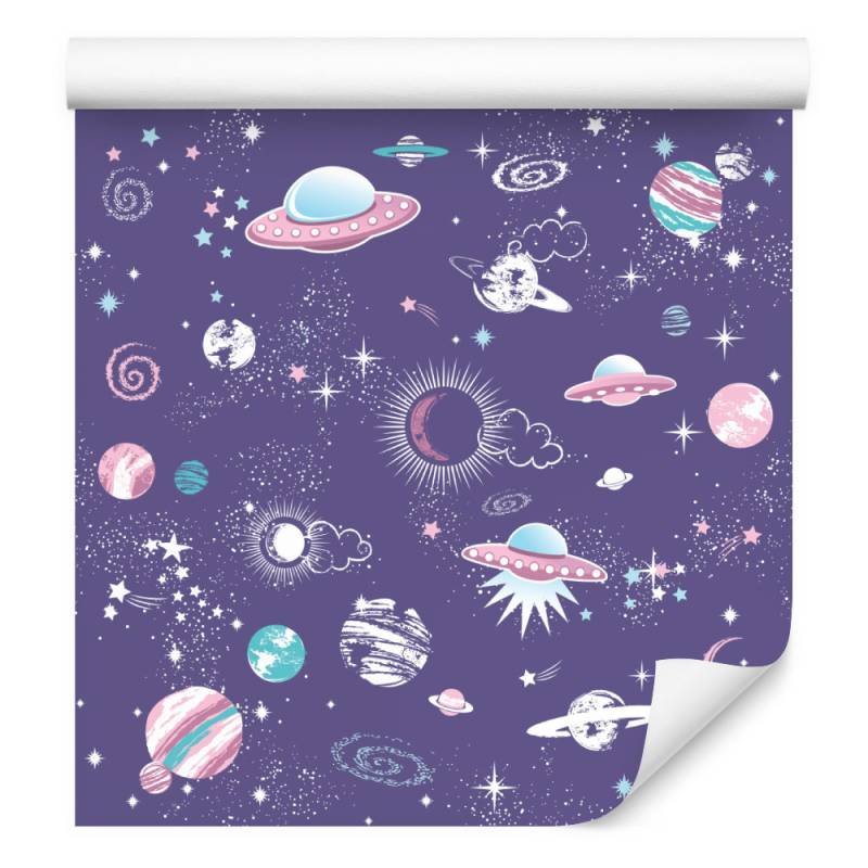 Tapeta Statki Kosmiczne Gwiazdki I Ufo