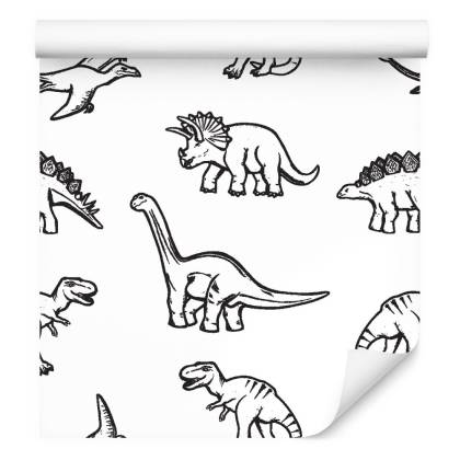 Tapeta Dla Dzieci W Dinozaury, Zwierzęta