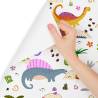 Tapeta Kolorowa Dinozaury Palmy, Do Pokoju Dziecka