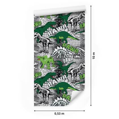 Tapeta Dinozaury Zwierzęta Do Pokoju Młodzieżowego