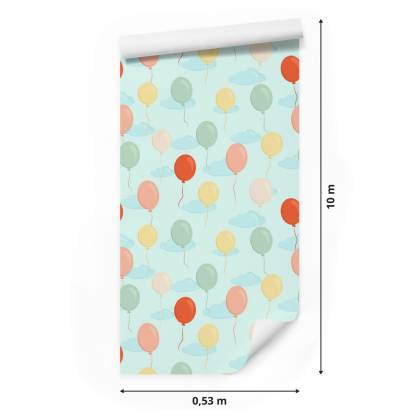 Tapeta Kolorowe Małe Balony