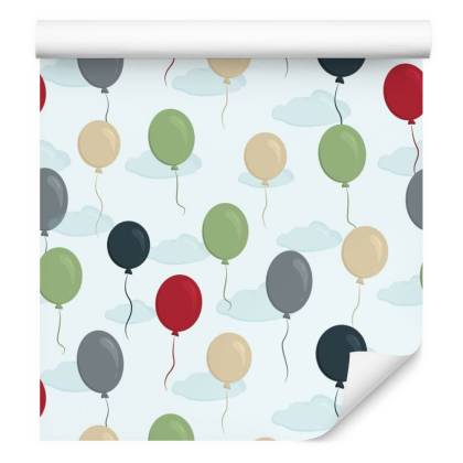 Tapeta Balony Z Chmurami W Tle