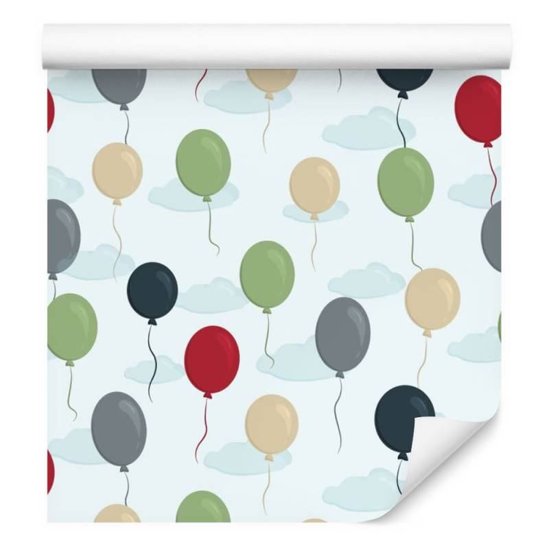 Tapeta Balony Z Chmurami W Tle