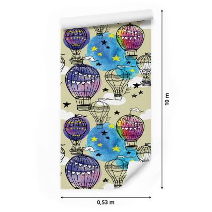 Tapeta Balony Pojazdy