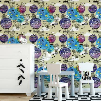 Tapeta Balony Pojazdy