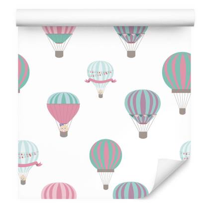 Tapeta Kolorowe Pojazdy Balony