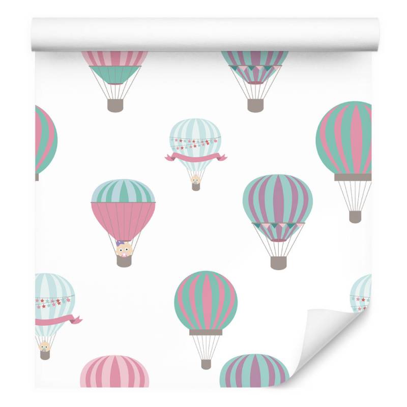 Tapeta Kolorowe Pojazdy Balony