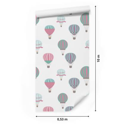 Tapeta Kolorowe Pojazdy Balony