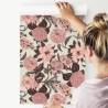 Tapeta Pastelowe Kwiaty W Stylu Vintage
