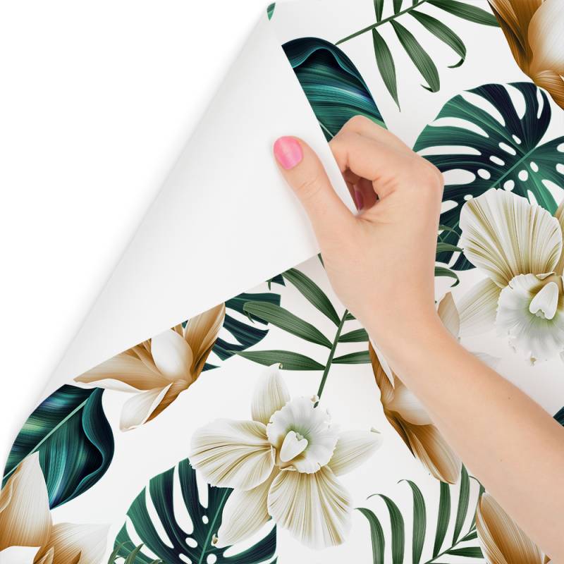 Tapeta Kwiaty W Stylu Retro
