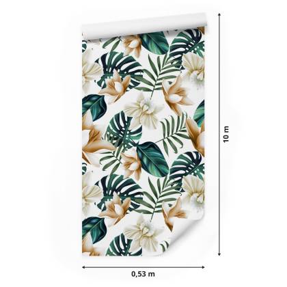 Tapeta Kwiaty W Stylu Retro