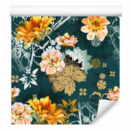 Tapeta Kwiaty W Stylu Vintage