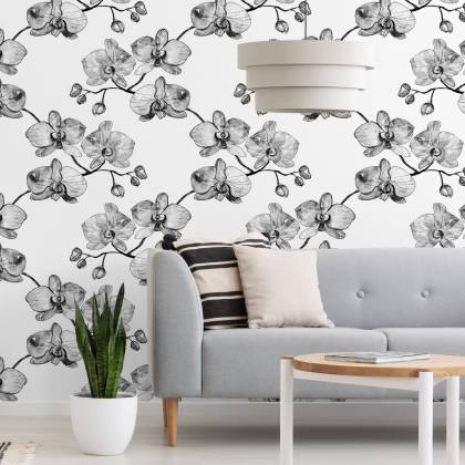Tapeta Do Salonu Storczyki Kwiaty Orchidea Natura
