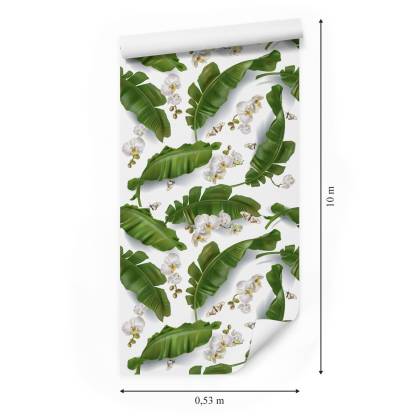 Tapeta Do Salonu Kwiaty Storczyki Natura