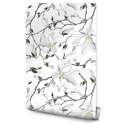 Tapeta Białe Magnolie