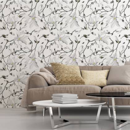 Tapeta Białe Magnolie