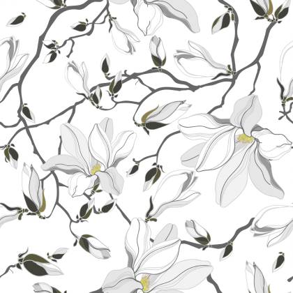 Tapeta Białe Magnolie