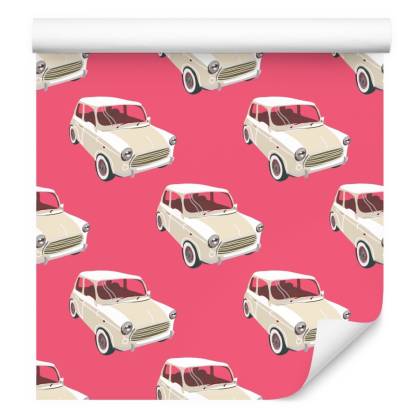 Tapeta Dla Dzieci - Kultowe Auta W Stylu Retro