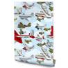 Tapeta Kolorowe Samoloty Vintage