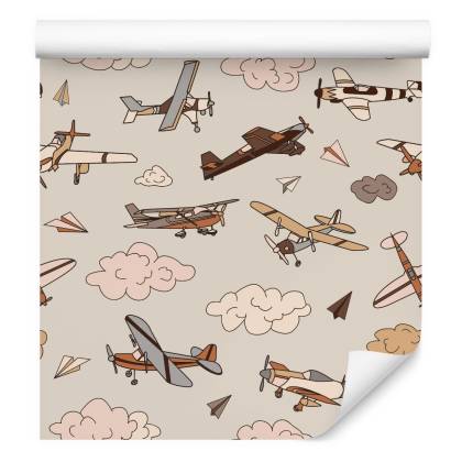 Tapeta Samoloty W Stylu Vintage