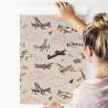 Tapeta Samoloty W Stylu Vintage